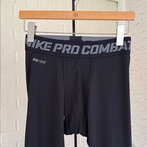 Nike Pro Combat Dri-Fit Compression Pant Men’s Black Size Large Excellent Cond!